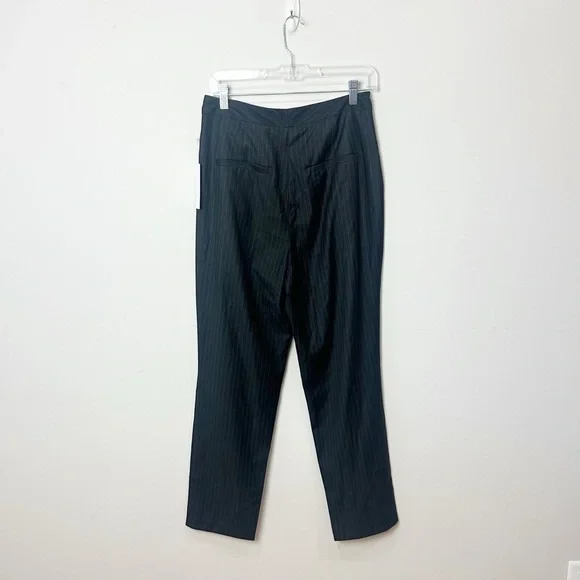 Reformation Sugar Pant Grey Pinstripe Pleated - Picture 3 of 8